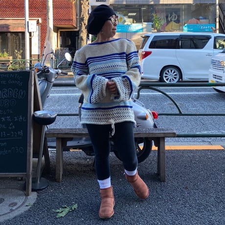 [USED] ざっくり ハンドニット