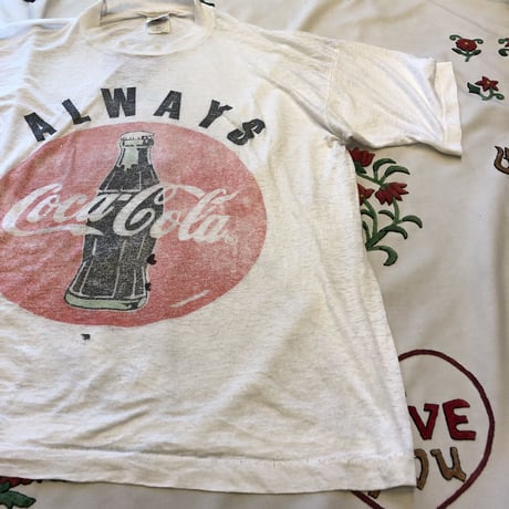 [USED] vintage CocaColaプリントTee