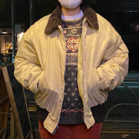[USED] OLD🤎🐖NYLON BLOUSON