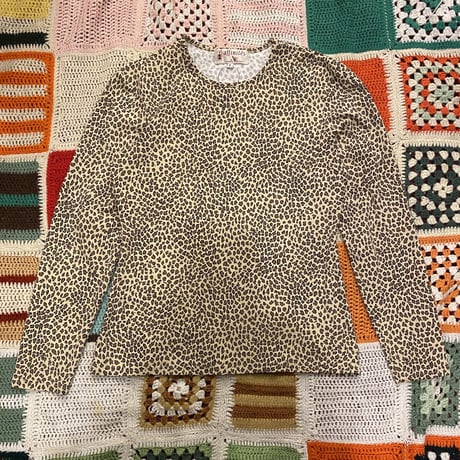 [USED] レオパード🐆カットソー
