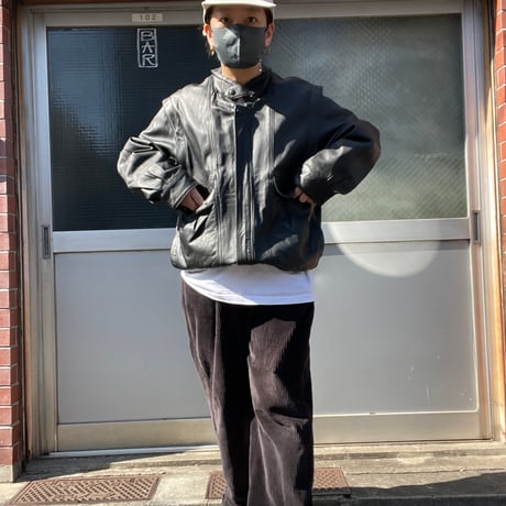 [USED] 2WAY ブラックレザーJKT