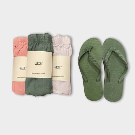 [JHAKX ]  "Comfy HEMP Trunks" 2022 Spring Summer