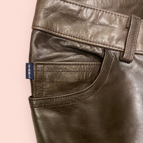 [USED] Real Leather スキニーPANTS