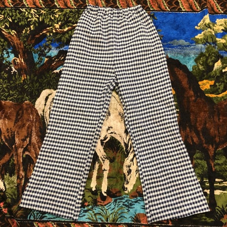 [USED] 70's  Euroフレア PANTS / 千鳥格子