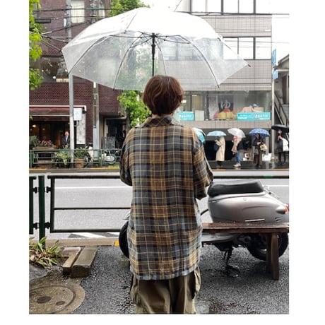 [USED] SILK チェックシャツ