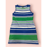 [USED] RalphLaurenマルチボーダーワンピース💚💙