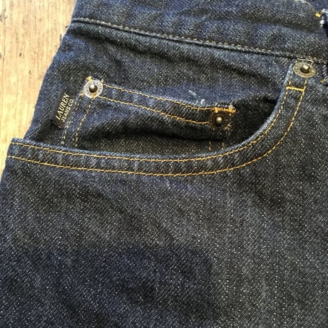 [USED] LAUREN JEANS  はんぱ丈デニム