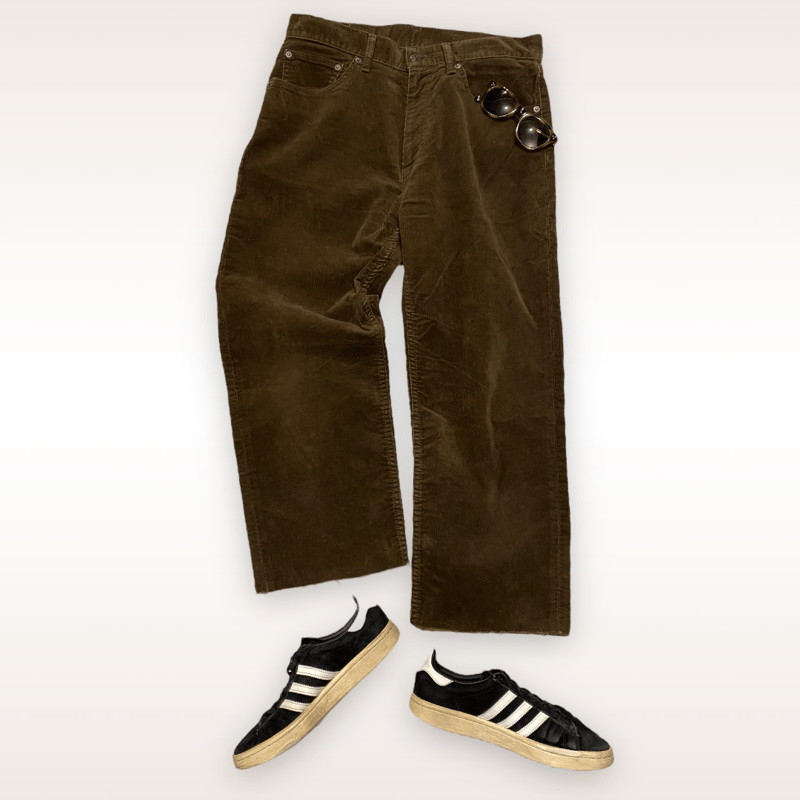 02M803◯ Levi's 533 ブラック コーデュロイ ストレート パンツ 02M803◯ Levi's 533 ブラック コーデュロイ ストレート パンツ