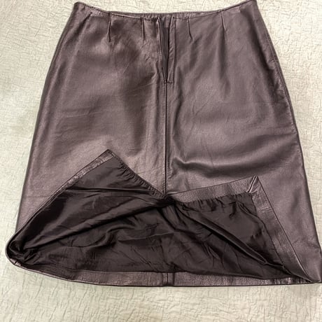 [USED] REALレザーミニスカート