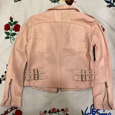 [USED] GARDE-Nworks UKタイプ本革ライダースJKT "PINK"