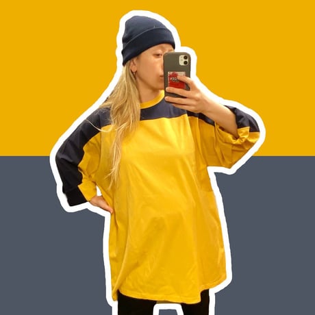 [DEADSTOCK] Champion FOOTBALL ロンTee