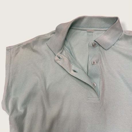 [USED] FRENCH SLEEVE MINT POLO♡