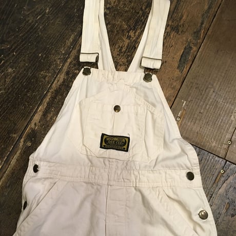 [USED] 'ワシントンDEE CEE' ホワイトデニムOVERALL!
