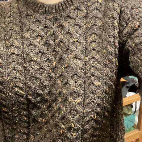 [USED]made in IRELAND アランニット