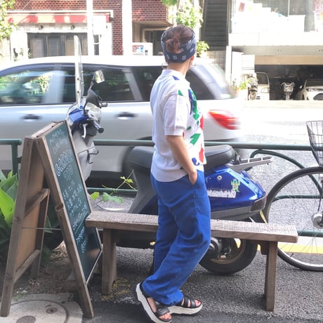 [USED] カラフルニットポロ