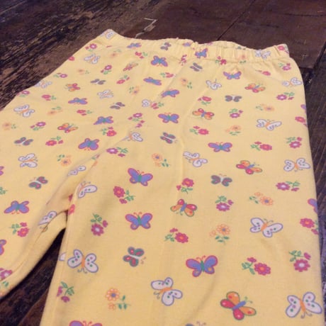 [USED]お花とチョウチョのYELLOWレギンス