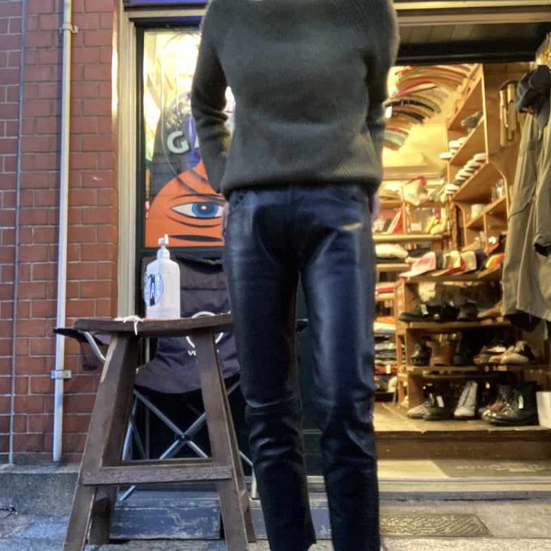 Ma）Agnès b メンズ 黒シープレザーパンツ(M) 楽天市場】アニエス