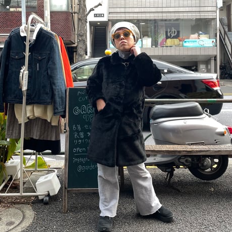 [USED] agnès b. ENFEANT  FAKE ファーコート
