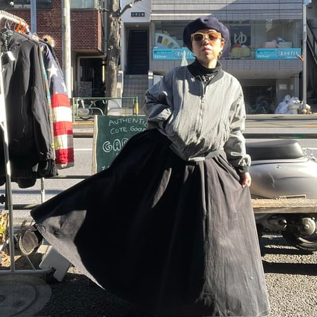[USED]  GRAMiCCi BLACK  ボリュームロングスカート