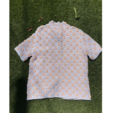 [USED] 鍵編み CHINA カーディガン