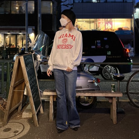 [USED] 80's Champion 染み込みプリントPARKA❣️
