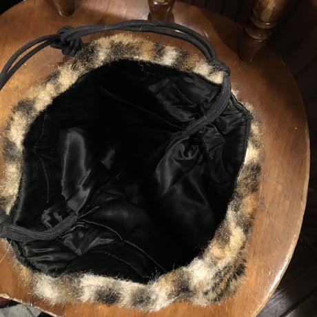 [USED] FAKEファー巾着BAG