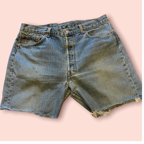 [USED] Levis 501 CUTOFF DENIM / W35 USA