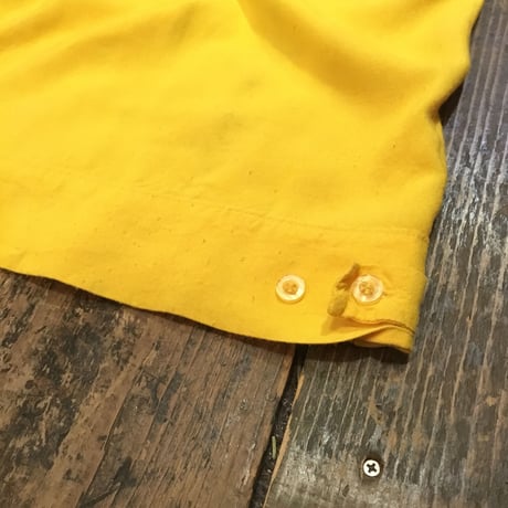 [USED] YELLOWレーヨンシャツ