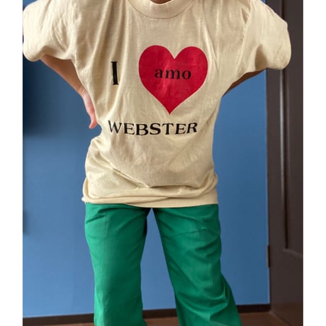 [USED] Vintage I AMO WEBSTER Tee