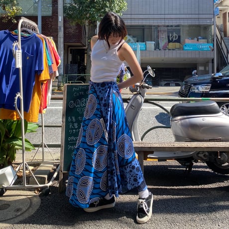 [USED] BLUEの巻きスカート