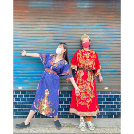 [USED]  REDドラゴン🐉 EURO VINTAGE ワンピース