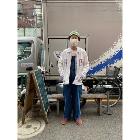[USED] WOOL🐑耳あてニット帽