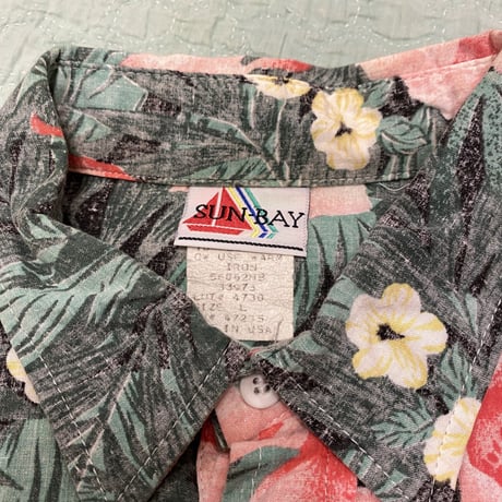 [USED] ハーフボタンアロハシャツ🌺