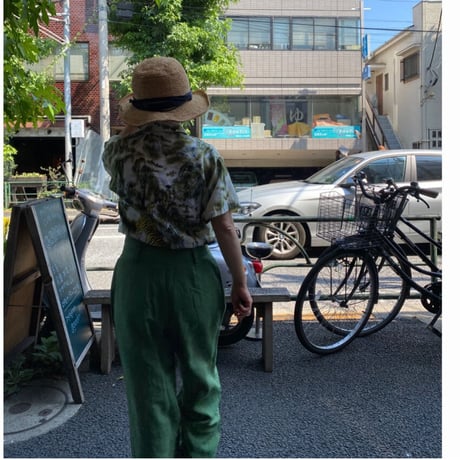 虎柄オープンシャツ🐅💚