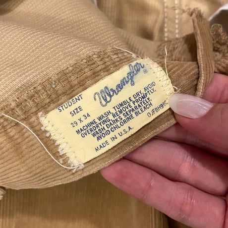 [USED] 70's! "Wrangler" コーデュロイPT