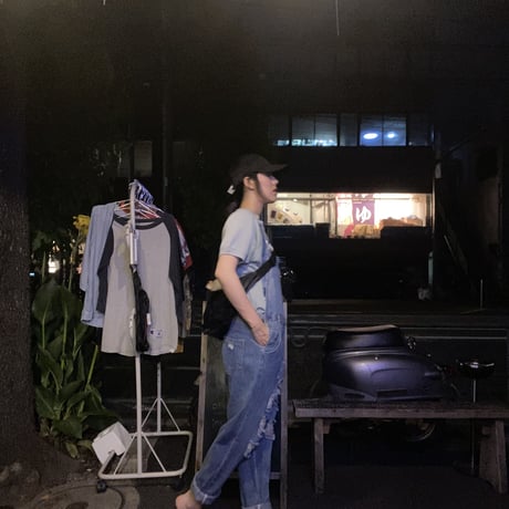 [USED]  ダメージ DENIM オーバーオール