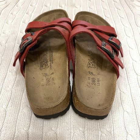 [USED] BIRKEN STOCK SANDAL "Birki's" RED