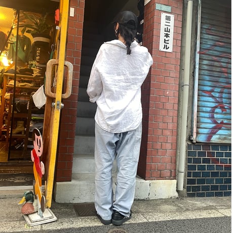 [USED] リネンのホワイトShirts