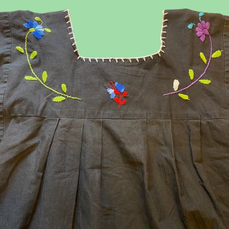 [USED] メキシカン 刺繍ワンピース