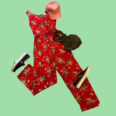 [USED] 花柄 💐オールインワン❤️