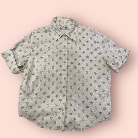 [USED] お花🌼ペイズリー柄シャツ