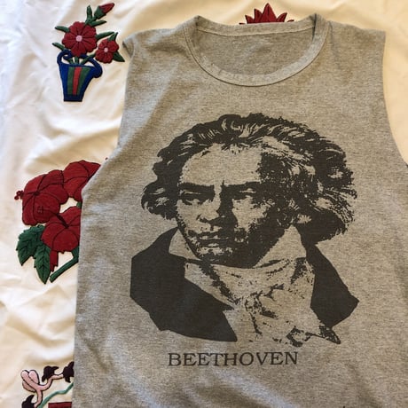 [USED] ベートーベンTee  CUT OFF Sleeve