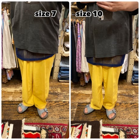 [USED] Euro vintage cotton 編みタンク NAVY