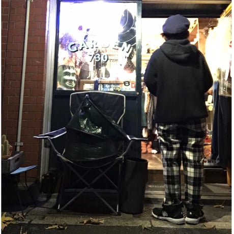 [USED] WOOL チェック パンツ  裏地付き