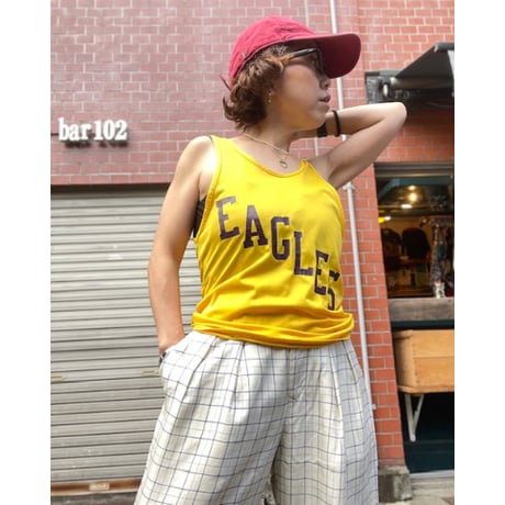 [USED] 70’s RUSELL “EAGLES”ナイロンタンクトップ