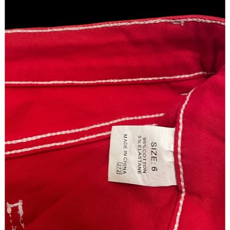 [USED] RED ストレッチ ペインターパンツ W29L31