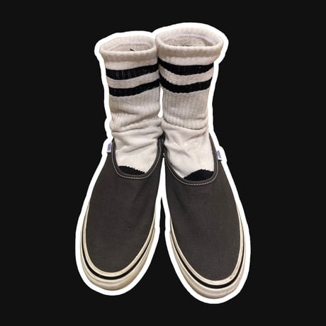 [USED] "VANS" CANVAS SLIP-ON MULE