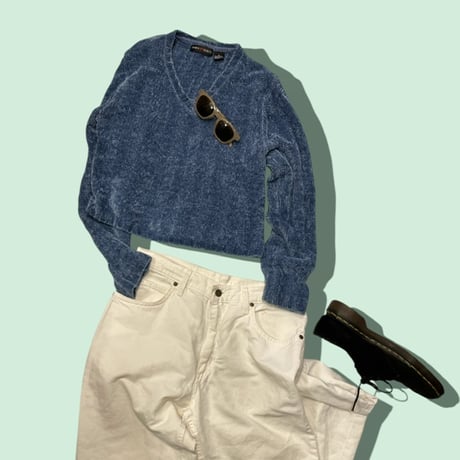 [USED] JAMIE♡SCOTT Blue ACRYL KNIT💙