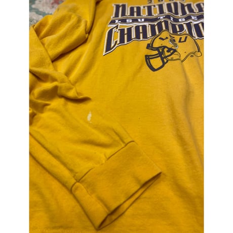 [USED] 'LSU TIGERS' 2003 チャンピオンシップ/ロンTEE