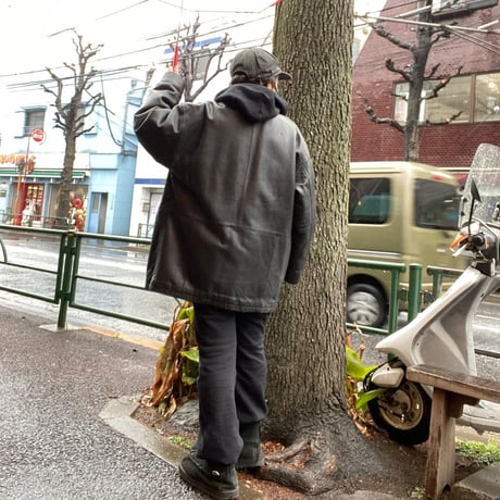 [USED] 柔らかレザー の CAR COAT